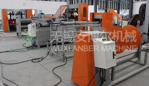 Expanded-metal mesh production line